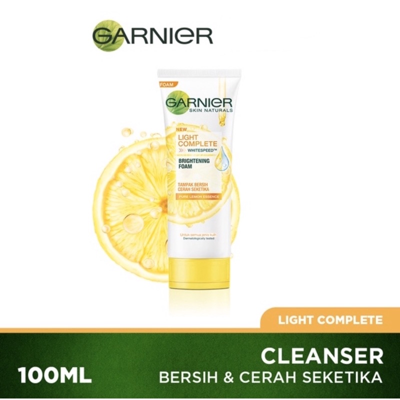 Jual Garnier Light Complete White Speed Brightening Cleanser Foam