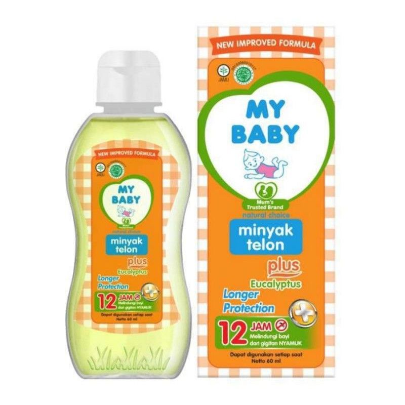 Jual My Baby Minyak Telon Plus Eucalyptus Longer Protection Jam Ml