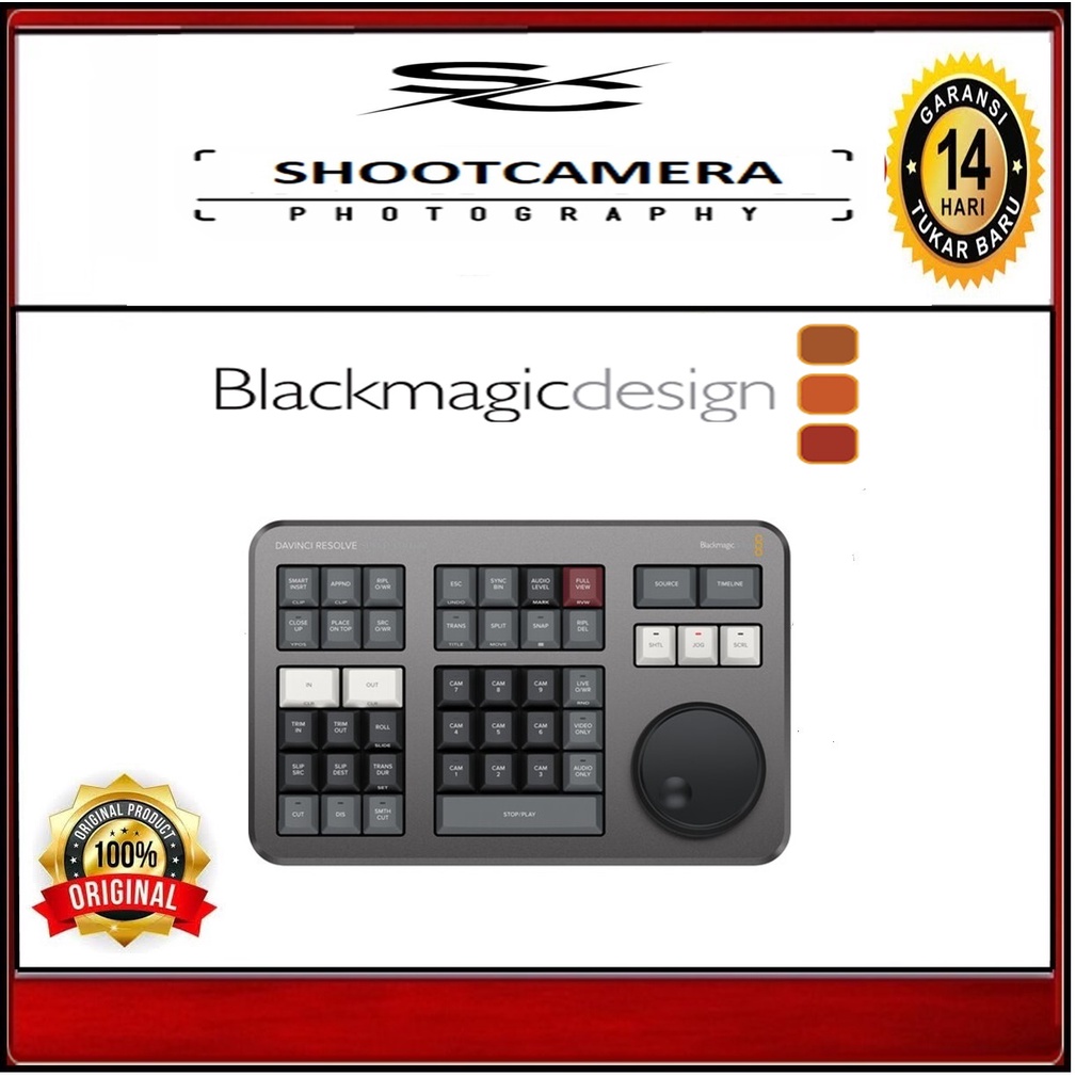 Jual BLACKMAGIC DESIGN DAVINCI RESOLVE STUDIO WITH SPEED EDITOR