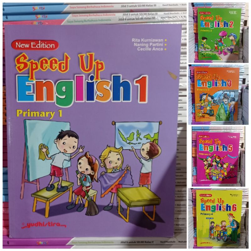 Jual Buku SD New Speed Up English Kelas 1 2 3 4 5 6 Yudhistira Shopee