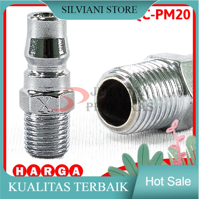 Jual Xenon Pm Kopler Angin Sambungan Selang Recoil Kompresor Plug