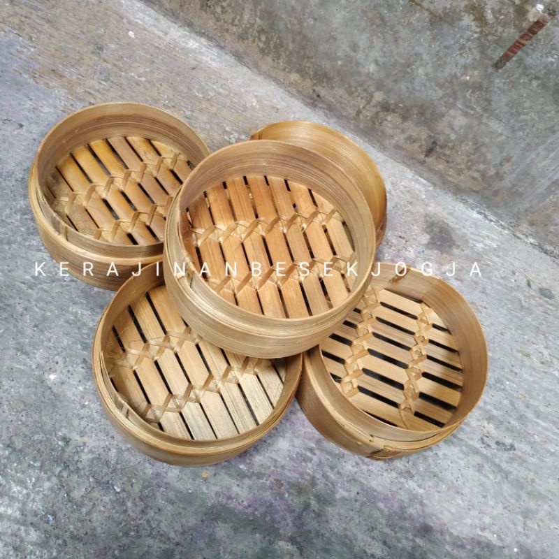 Jual Dimsum Cm Natural Klakat Bambu Kecil Steamer Bambu Kukusan