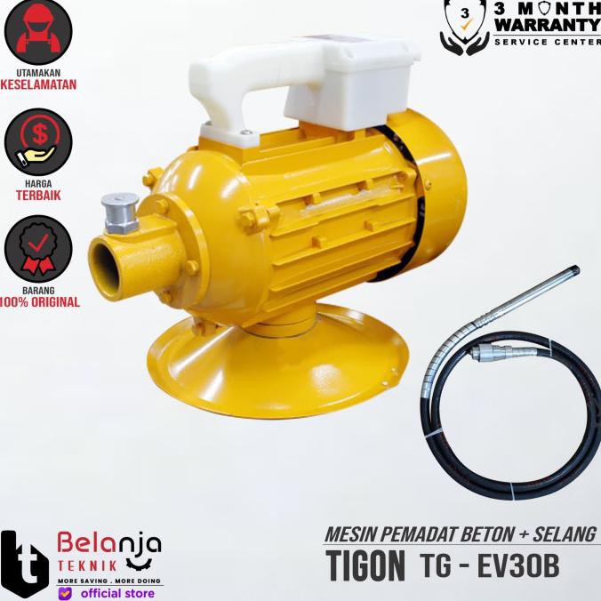 Jual TIGON Mesin Pemadat Beton TG EV30B Selang Vibrator 4 M Concrete 3