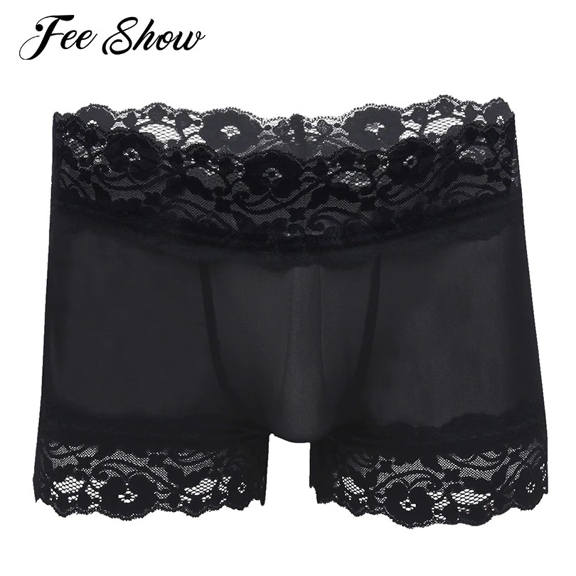 Jual Free Ongkir Sissy Men Lingerie Open Crotch Sexy Panties Mesh Lace