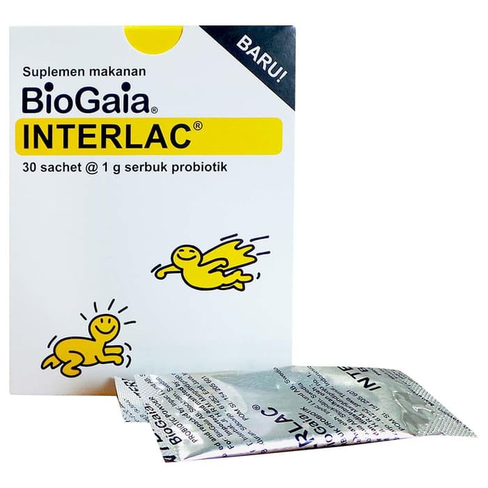 Jual BIOGAIA INTERLAC SACHET Serbuk Probiotik Memelihara Kesehatan