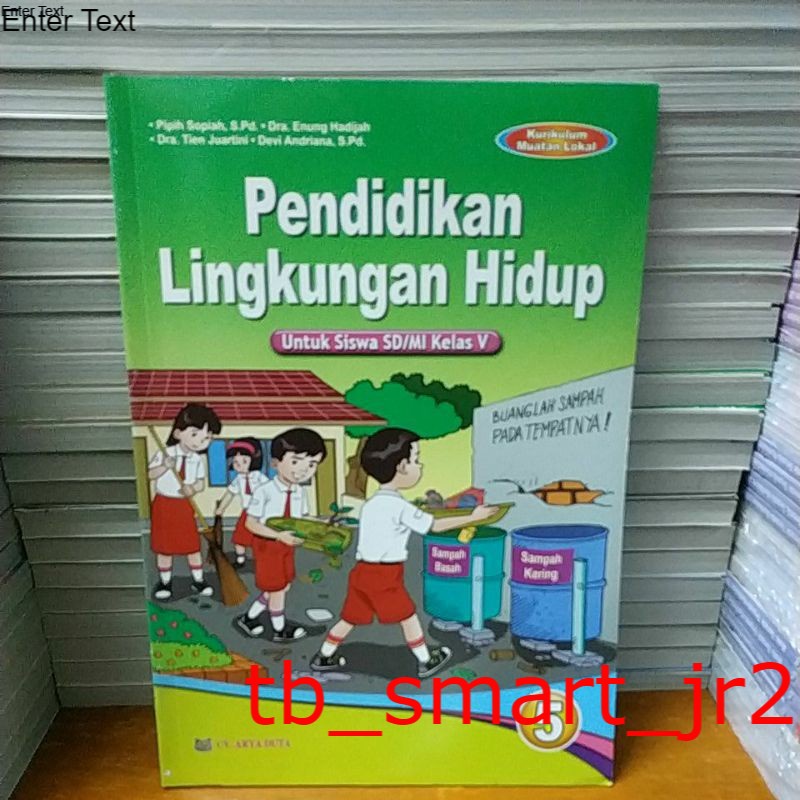 Jual Buku Plh Pendidikan Lingkungan Hidup Untuk Siswa SD MI Kelas 5