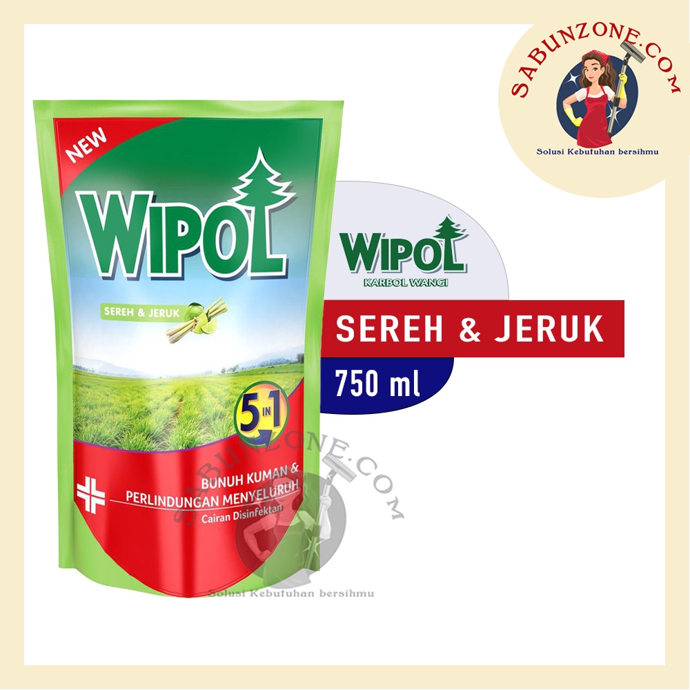 Jual Pembersih Lantai Karbol Wipol Sereh Jeruk 750 Ml Shopee Indonesia