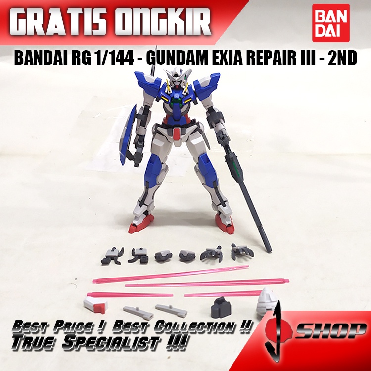 Jual BANDAI RG 1 144 GUNDAM EXIA REPAIR III 2ND Shopee Indonesia