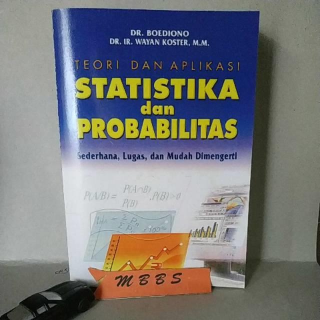 Jual Teori Dan Aplikasi Statistika Dan Probabilitas Boediono Shopee