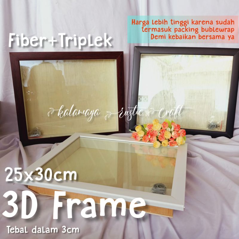 Jual Frame Bingkai Foto D Fiber Hiasan Mahar Kado Unik Scrap Box