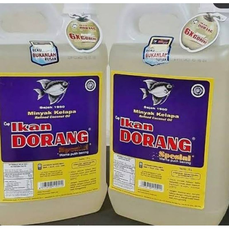 Jual Minyak Goreng Ikan Dorang Spesial 5 Liter Shopee Indonesia