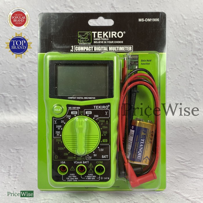 Jual Multi Tester Digital Tekiro Avo Meter Compact Digital