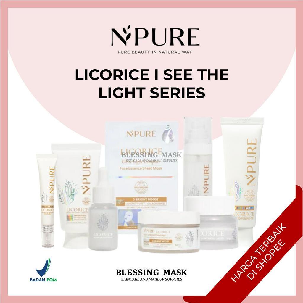 Jual NPURE Licorice I See The Light SERIES Cleanser Toner