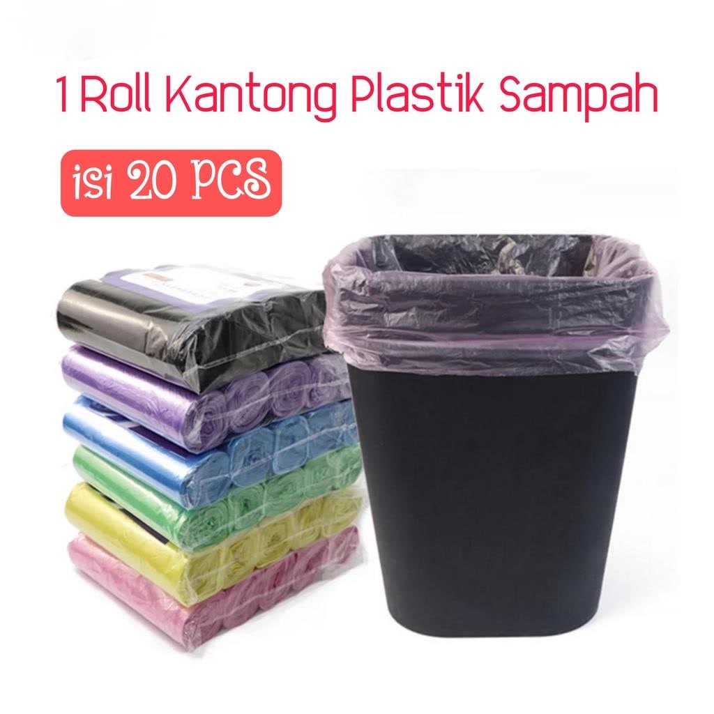 Jual BST 1 Roll Kantong Plastik Sampah Gulungan 45x50cm Isi 20 Lembar