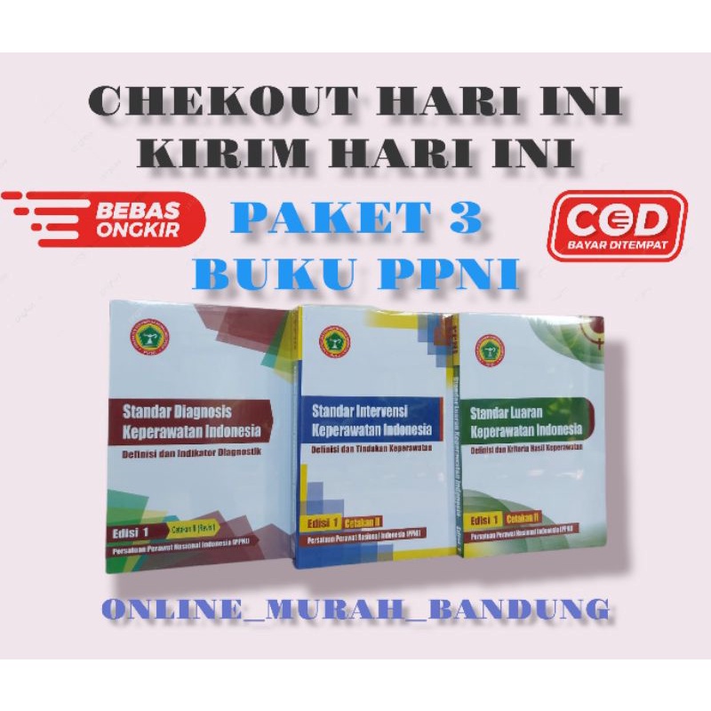 Jual PAKET 3 BUKU PPNI SDKI SIKI SLKI Shopee Indonesia