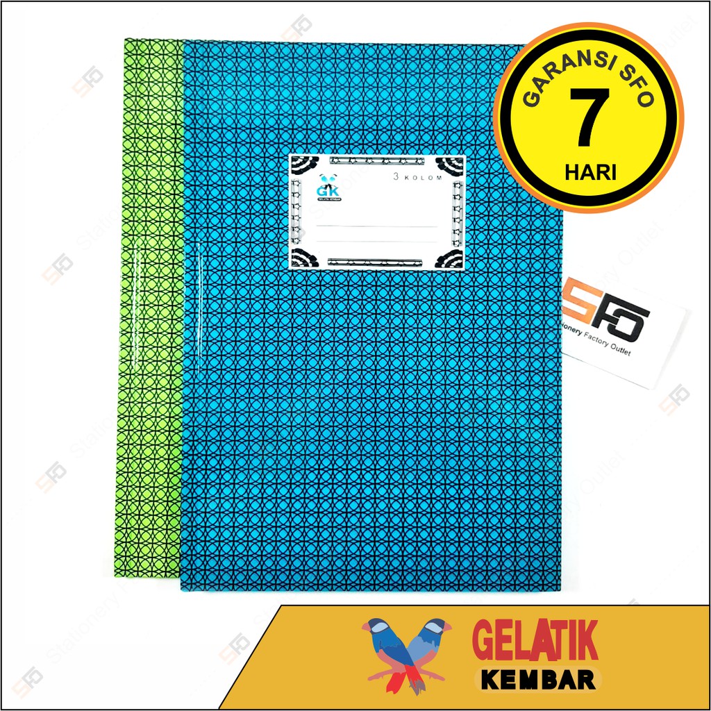 Jual Buku Kas Folio Gelatik Kembar 3 Kolom Isi 100 Shopee Indonesia