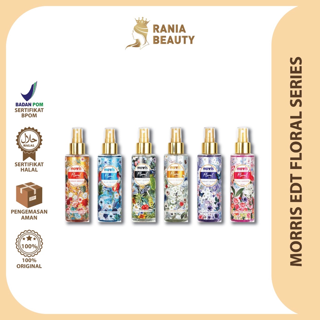 Jual Morris Eau De Toilette Floral Series Rania Beauty Shopee Indonesia