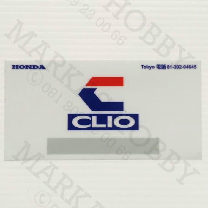 Jual Stiker Sticker Honda Clio Quality Control Tempel Dalam