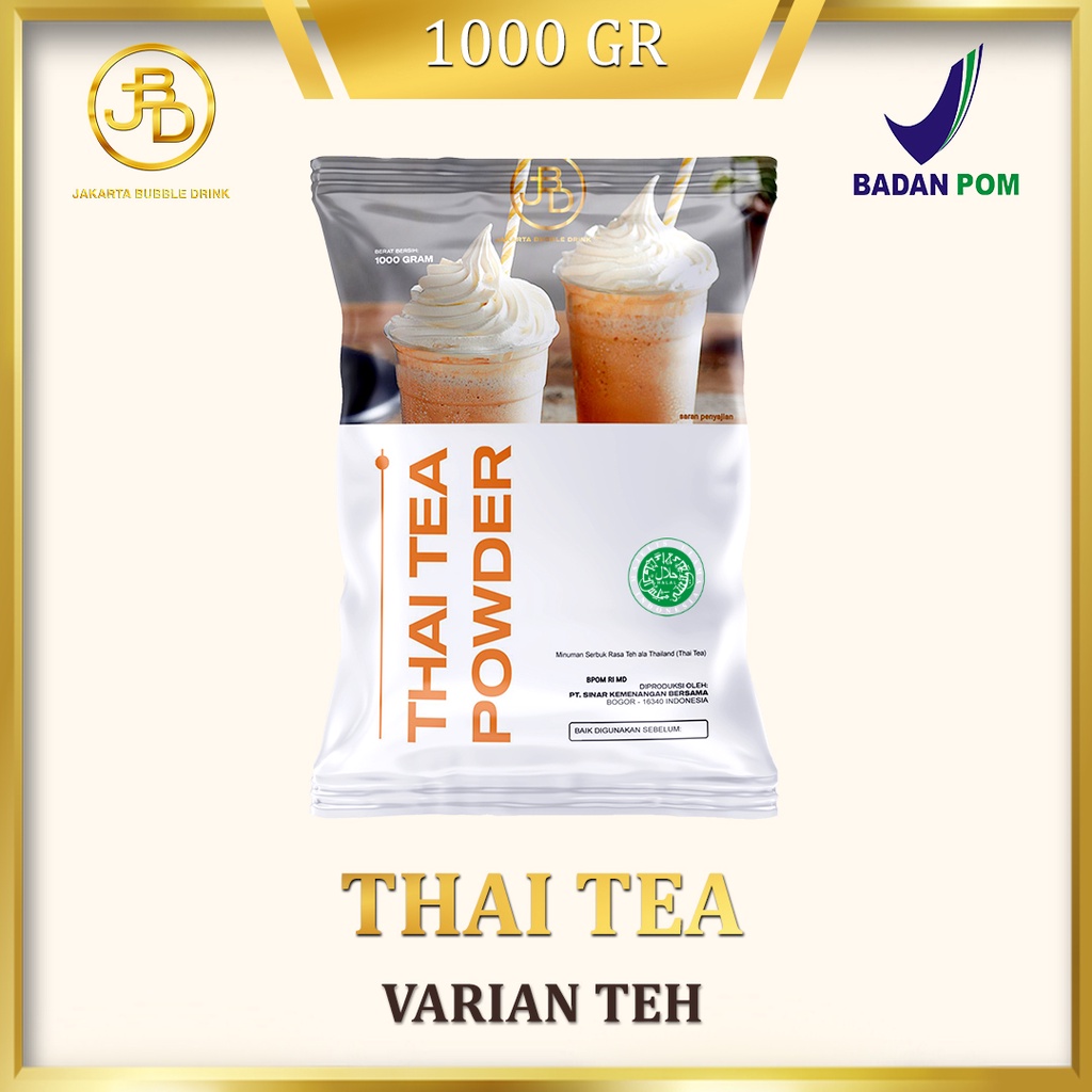 Jual Bubuk Minuman Thai Tea Powder Kg Serbuk Minuman Rasa Thai Tea