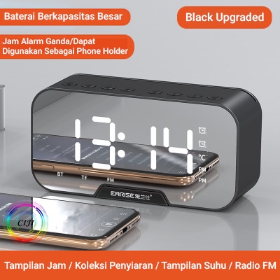 Jual CIJI Speaker Bluetooth Wireless Multifungsi Alarm Clock