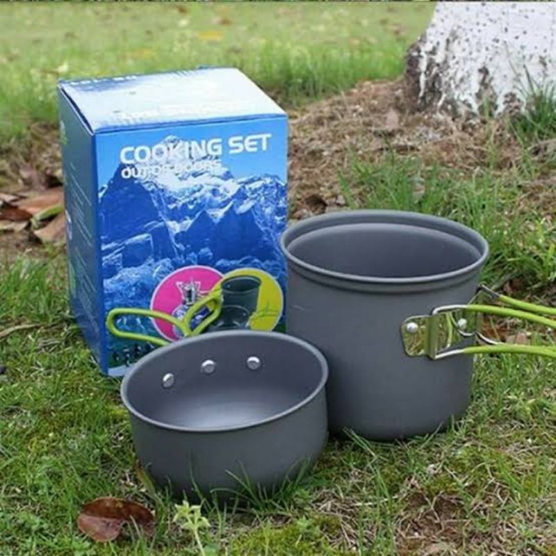 Jual Cooking Set Ds Ultralight Panci Camping Nesting Shopee