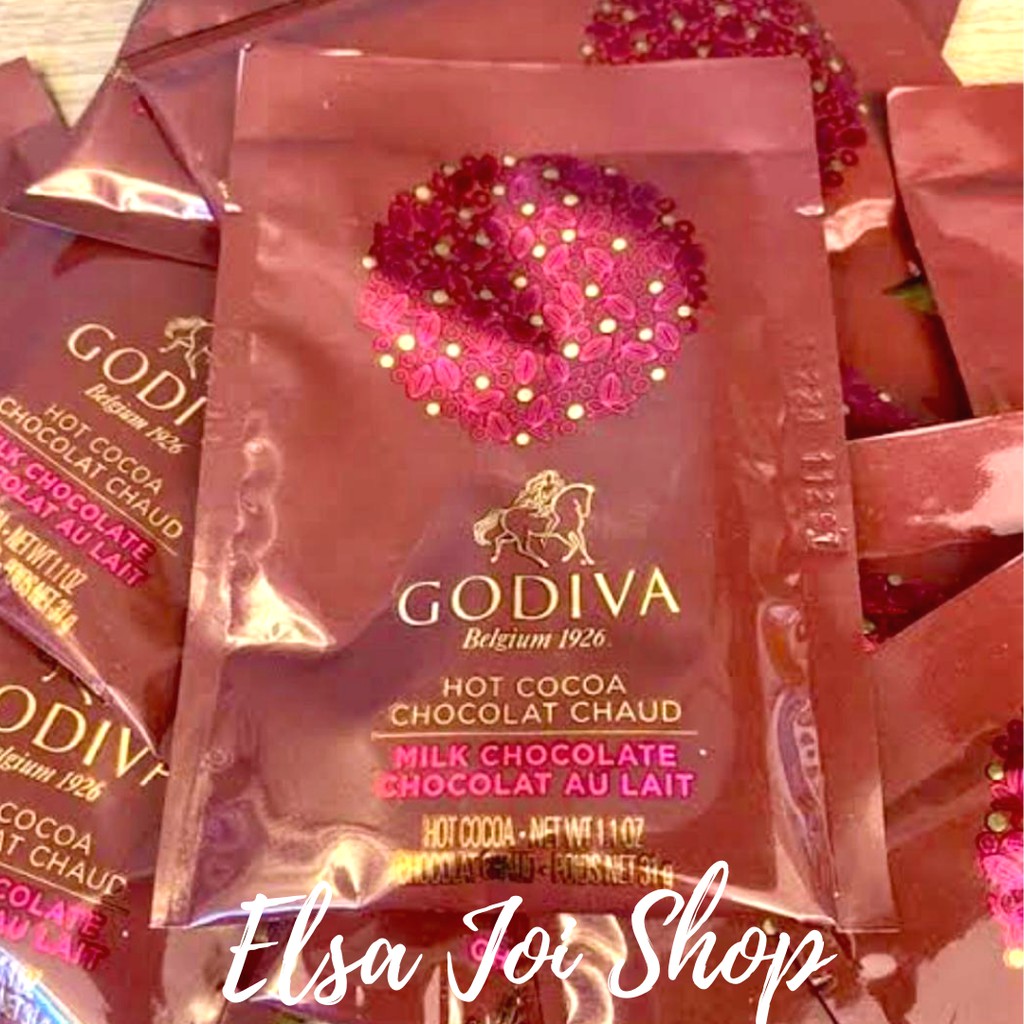 Jual Godiva Hot Cocoa Chocolat Au Lait 31 Gr Shopee Indonesia