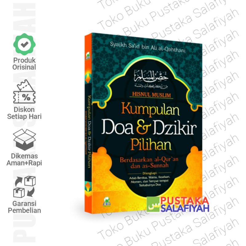 Jual Buku Hisnul Muslim Kumpulan Doa Dan Dzikir Pilihan Berdasarkan