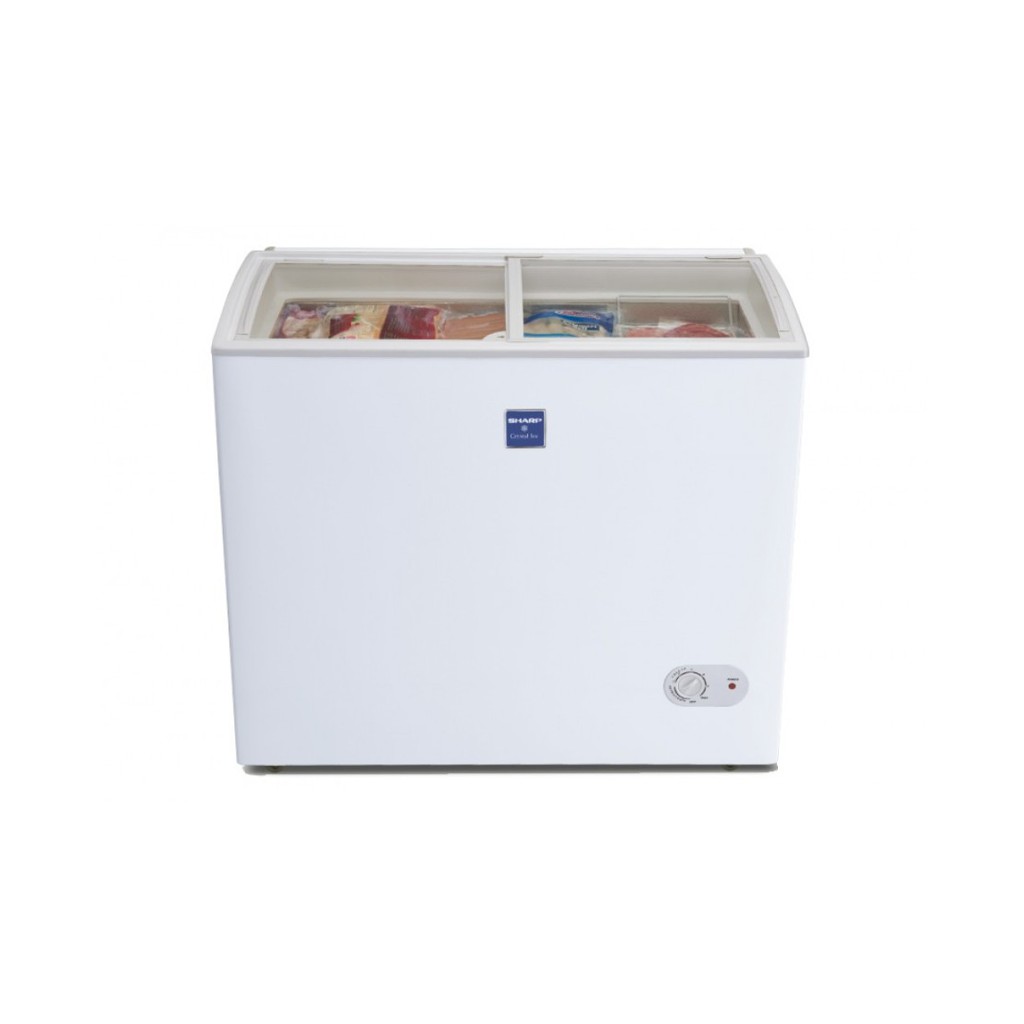 Jual Chest Freezer Kaca Sliding Sharp Liter Frw Frw