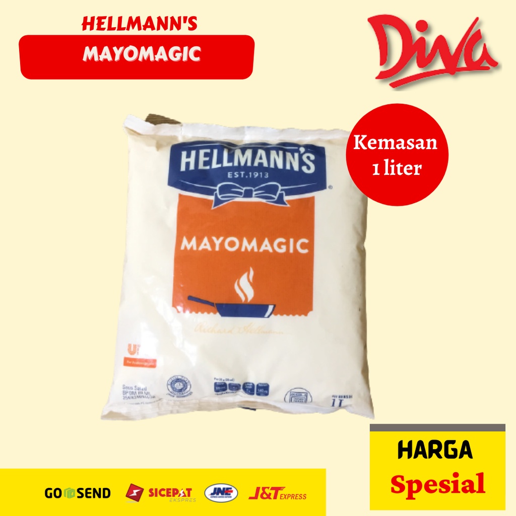 Jual Hellmans Mayo Magic Hellmanns Mayonaise All Purpose Liter