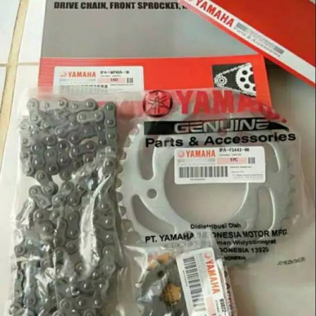 Jual Gear Set Rantai Pa Yamaha Vixion Vixion New Mx King Vixion Lama