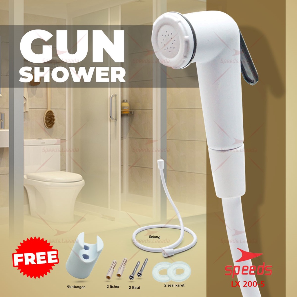 Jual SPEEDS Jet Shower Semprotan Air Closet Set Kloset Toilet Semprotan