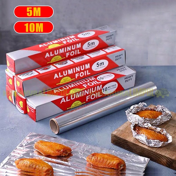 Jual Aluminium Foil Roll Aluminium Tin Foil 30 Cm X 5 M 10 M Serbaguna