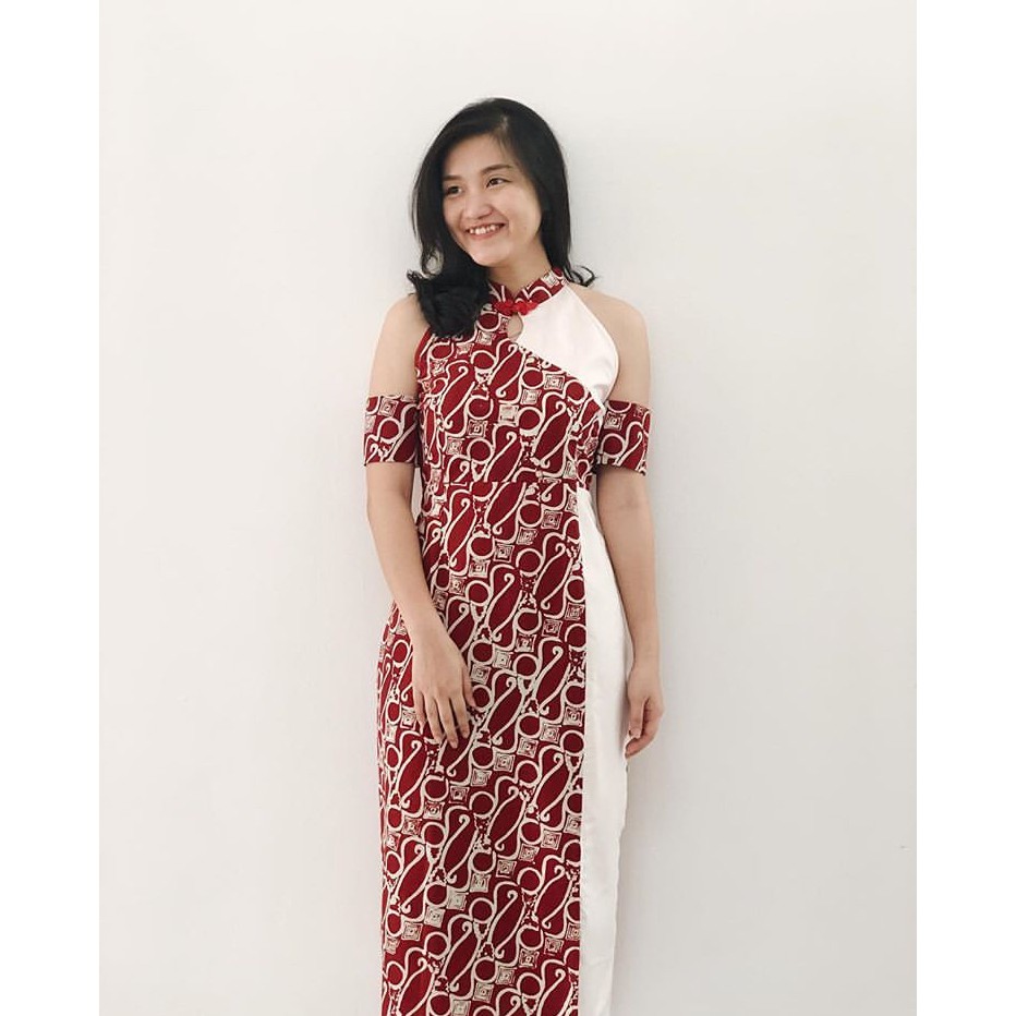 Jual Batik Modern Qipao Dress Cheong Sam Shopee Indonesia