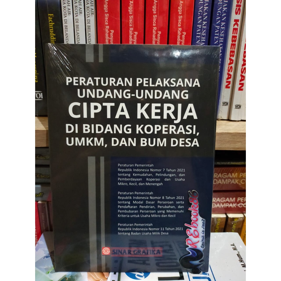 Jual Peraturan Pelaksana Undang Undang Cipta Kerja Di Bidang Koperasi