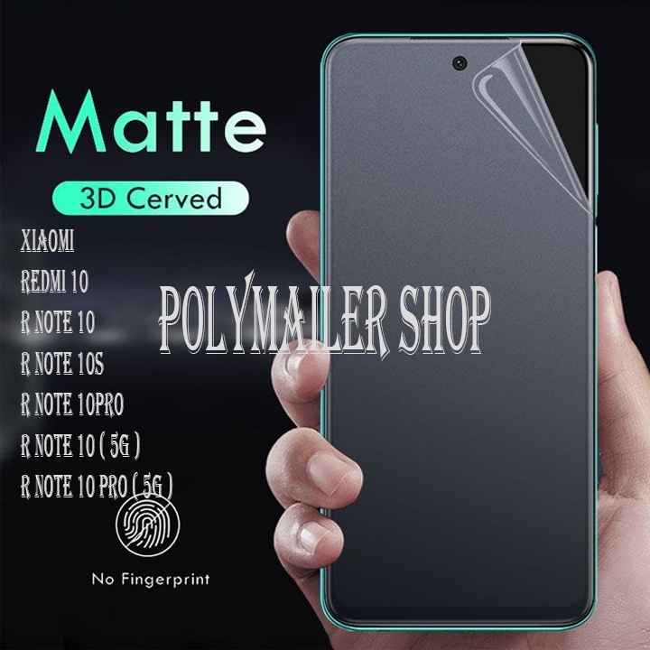 Jual Anti Gores Jelly Hydrogel Matte Xiaomi Redmi Note S Pro