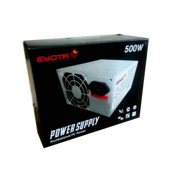 Jual Power Supply Eyota Watt Standard Atx Cm Fan Silent Pin For