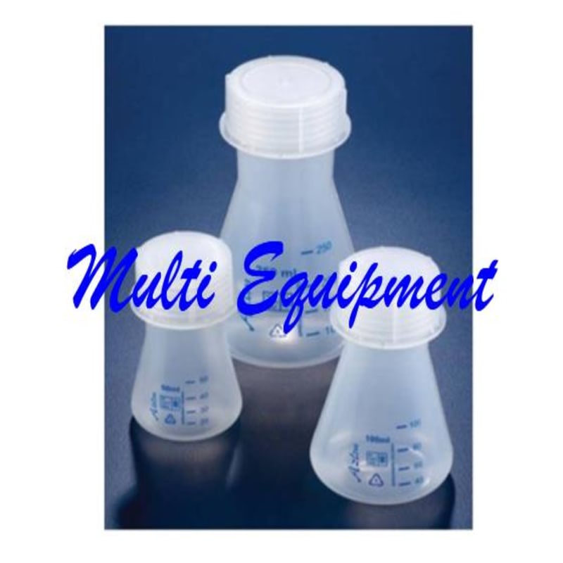 Jual Azlon Erlenmeyer Flask Wide Neck With Screw Cap PP 250 Ml