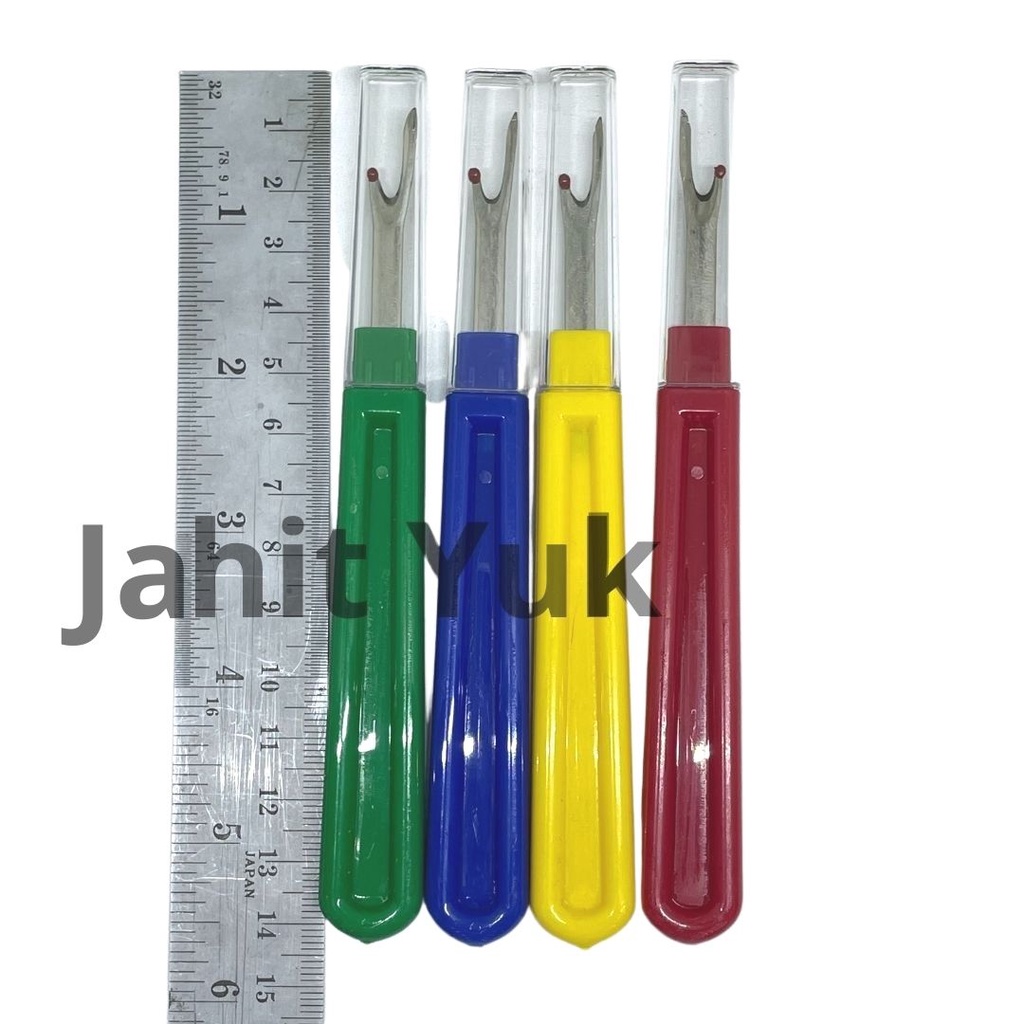 Jual PENDEDEL BESAR WARNA Tetelan Sontekan Seam Ripper Shopee