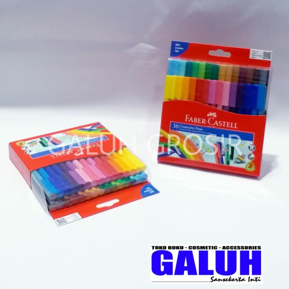 Jual Faber Castell Connector Pens 30 Warna Shopee Indonesia