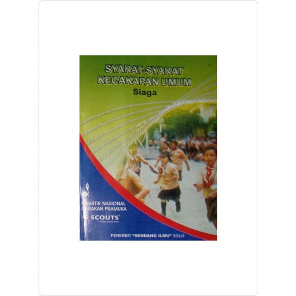 Jual Buku Pramuka Syarat Syarat Kecakapan Umum Siaga Shopee Indonesia