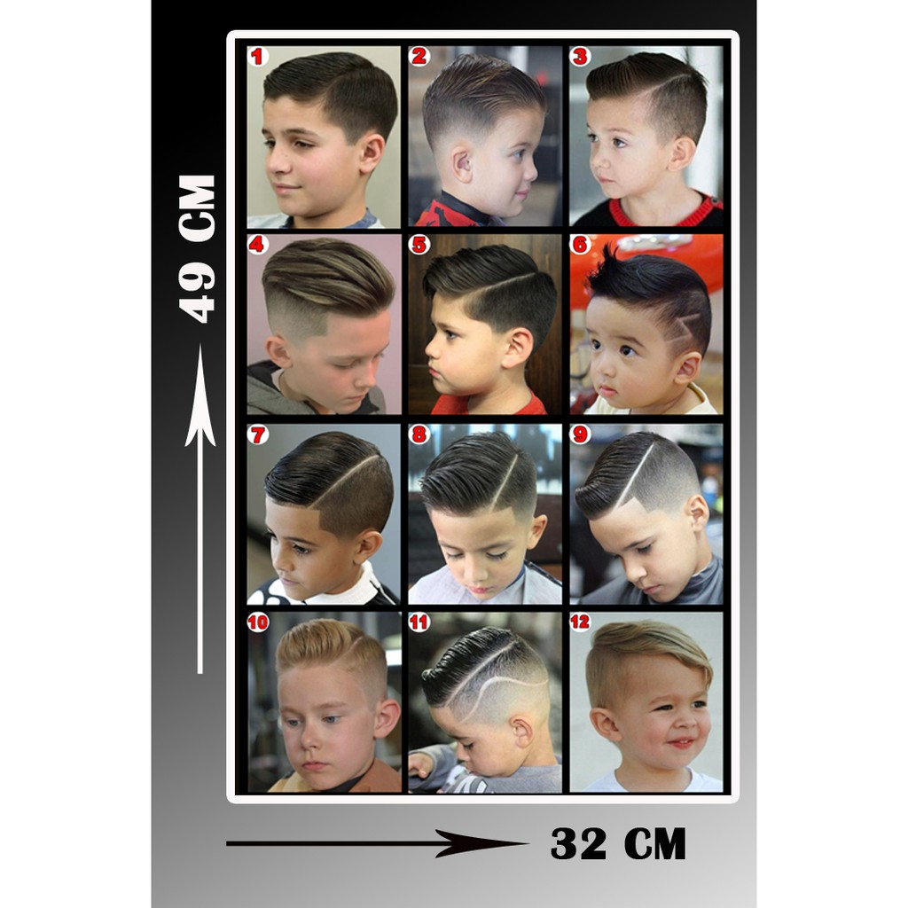 Jual Poster Barbershop Poster Pangkas Rambut Poster Salon Dengan