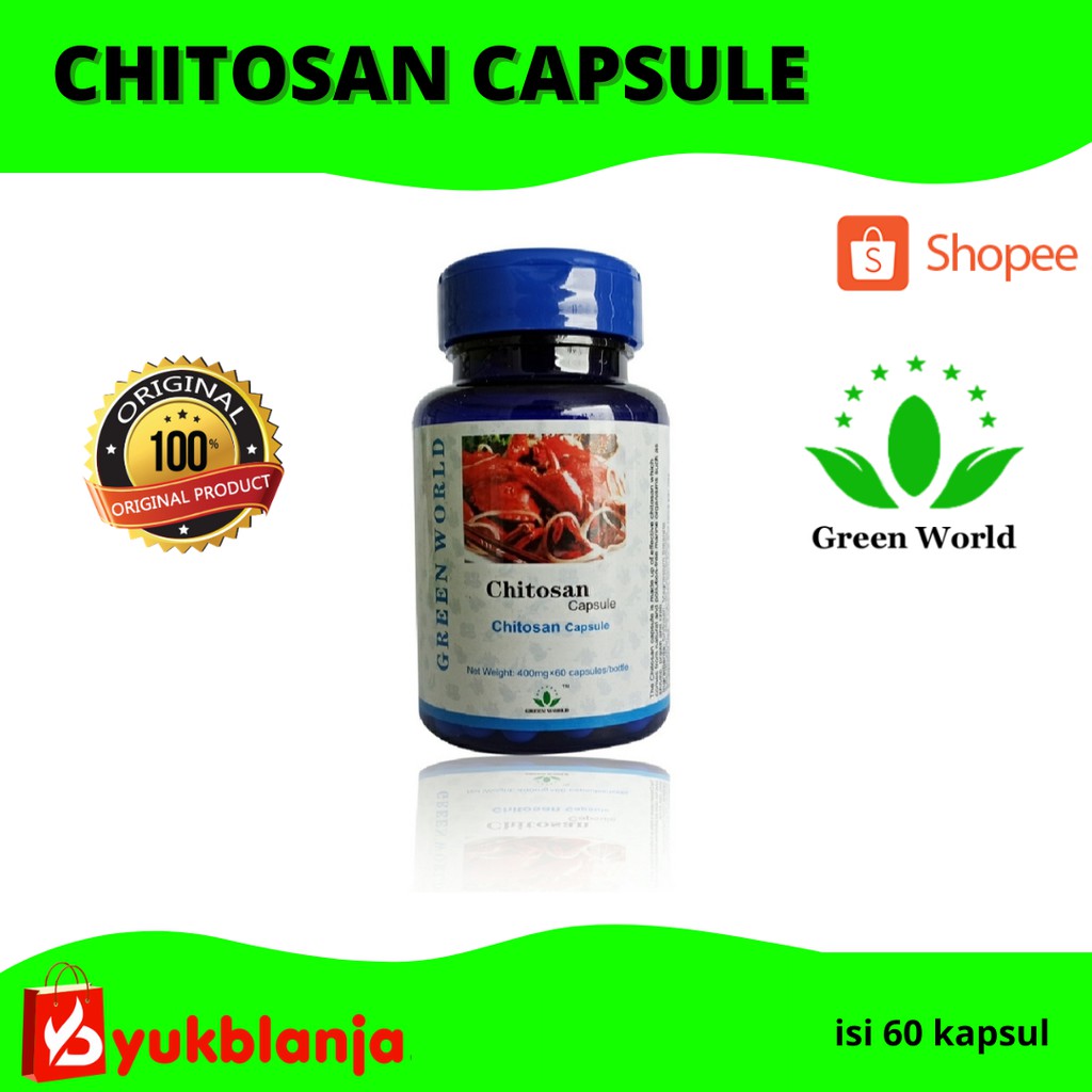 Jual Chitosan Capsule Green World Shopee Indonesia