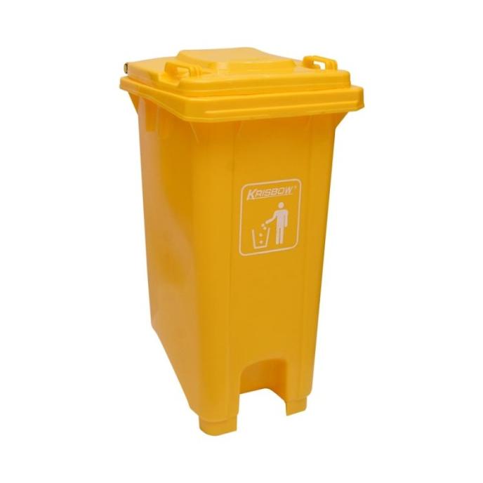 Jual Krisbow Ltr Tempat Sampah Plastik Outdoor Kuning Shopee