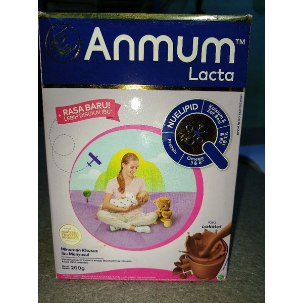 Jual ANMUM LACTA 200GR 400gr COKLAT SUSU IBU MENYUSUI Shopee