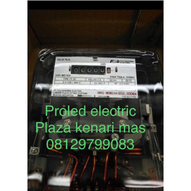 Jual Meteran Listrik Kwh Meter Fujidharma Metbelosa Melcoinda Shopee