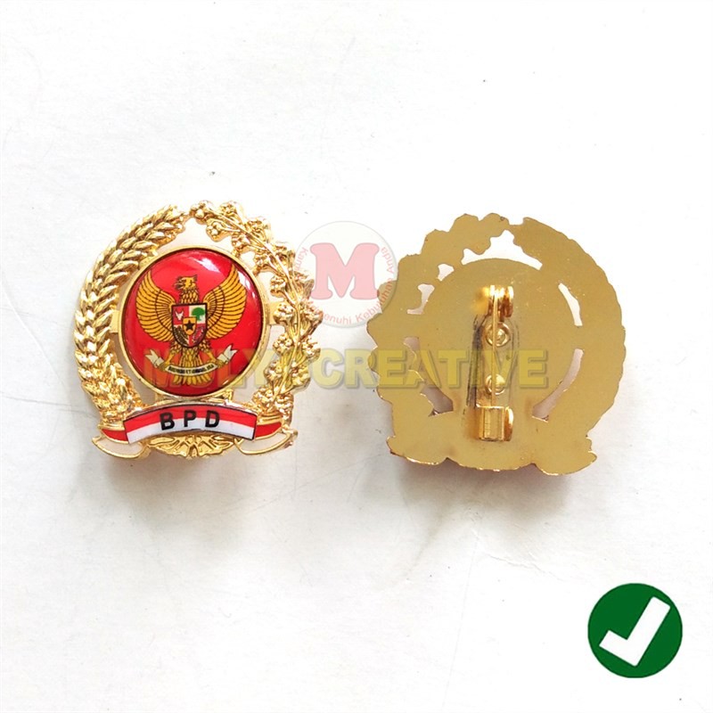 Jual Lencana BPD Garuda Pin Atribut BPB Model Padi Dan Kapas Shopee