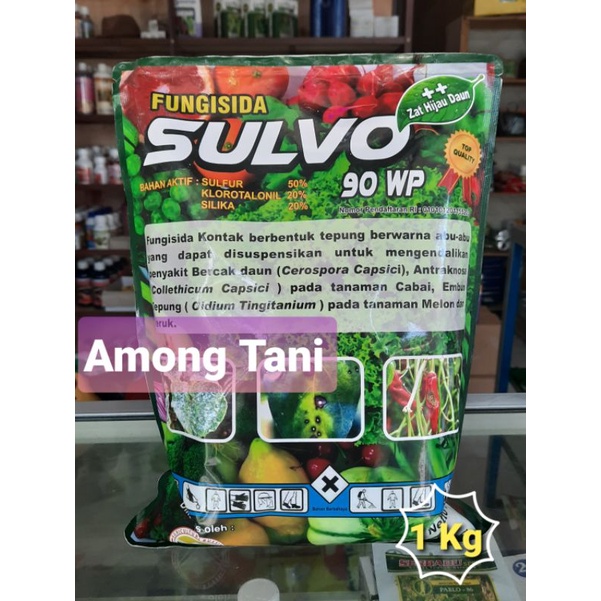 Jual Fungisida Sulvo 90 WP 1 Kg Anti Jamur Untuk Cabe Anti Pathek Anti