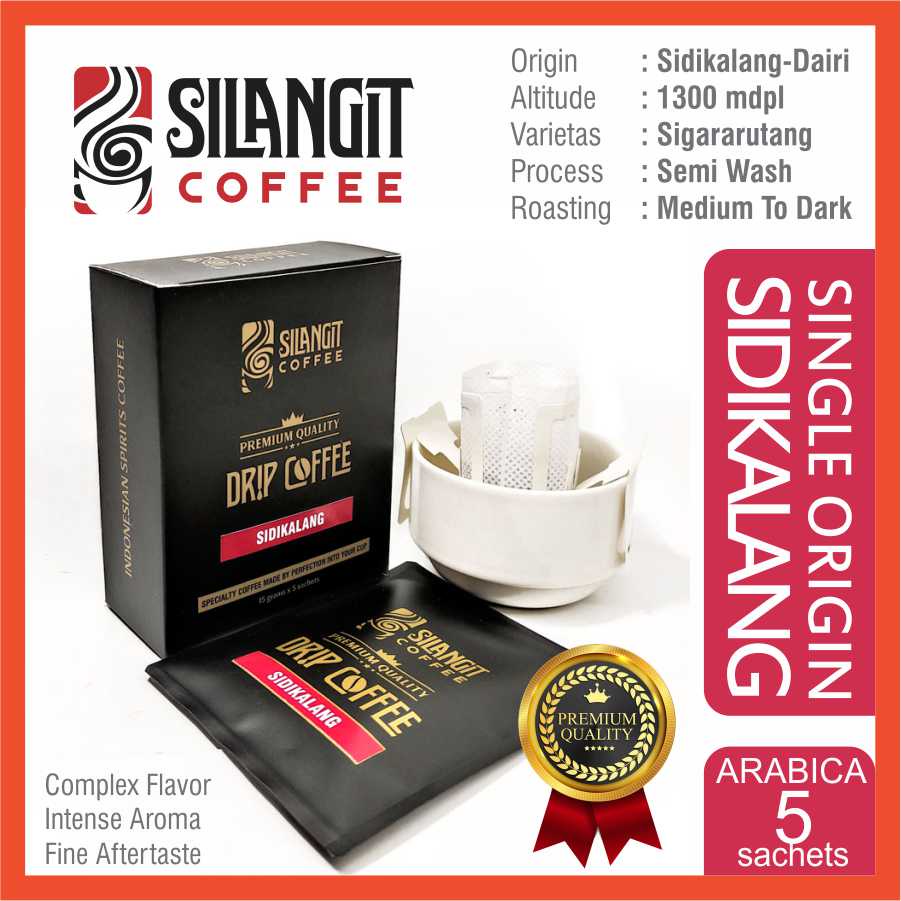 Jual Drip Coffee 15g Arabica Sidikalang 5 Sachet Shopee Indonesia