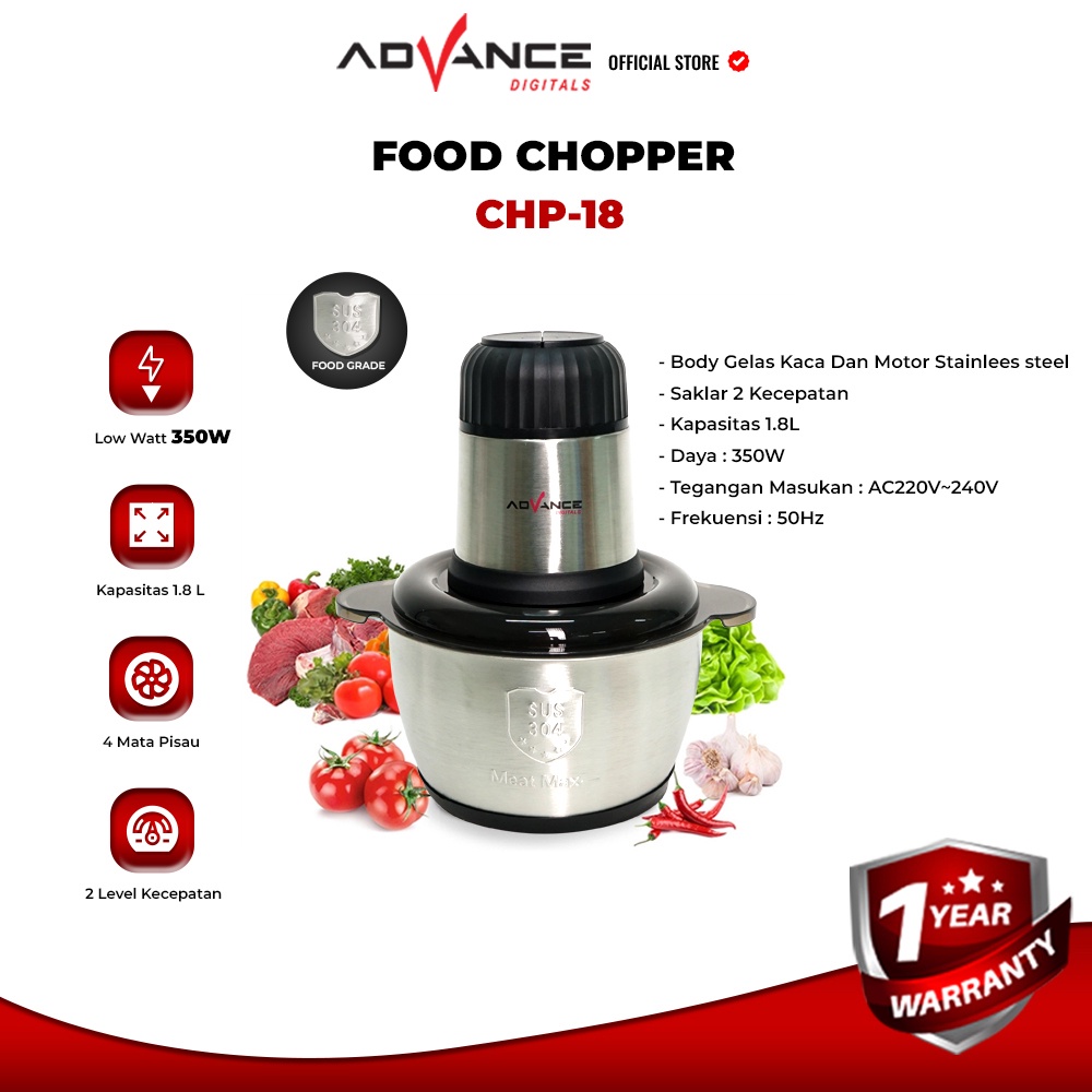 Jual Advance Chp Penggiling Daging Sayur Buah Buah Meat Chopper