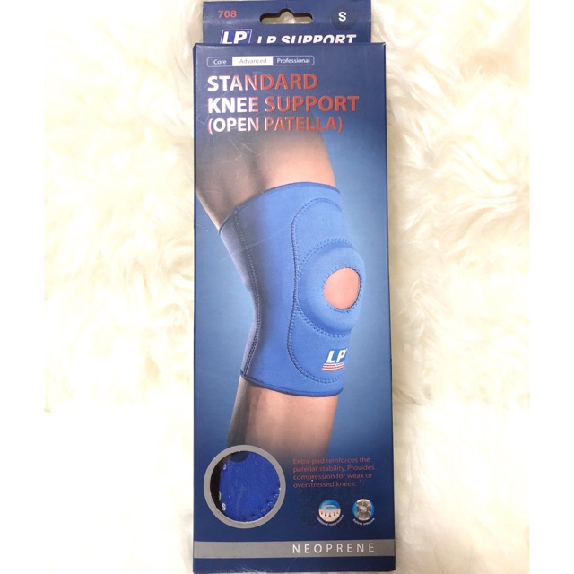 Jual NEW LP SUPPORT 708 Knee Support Decker Lutut Open Pattela